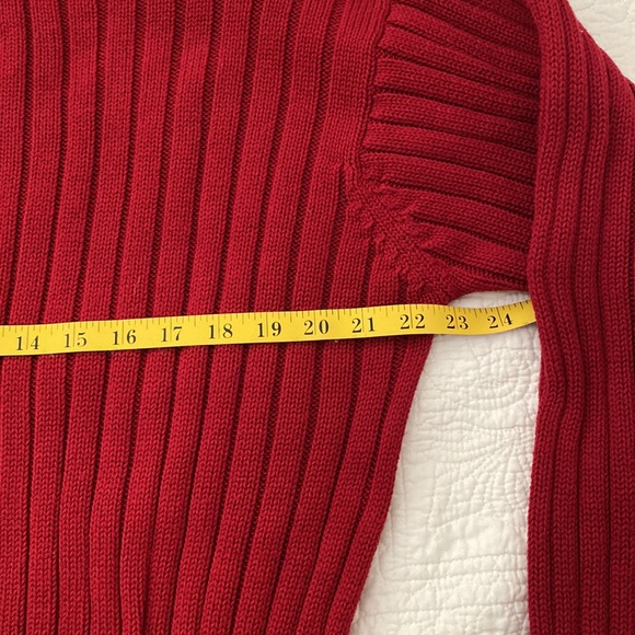 GORGEOUS Red Sweater - Large - Picture 5 of 6